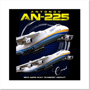 Antonov AN-225 Mriya Super Heavy Transport Aircraft Posters and Art